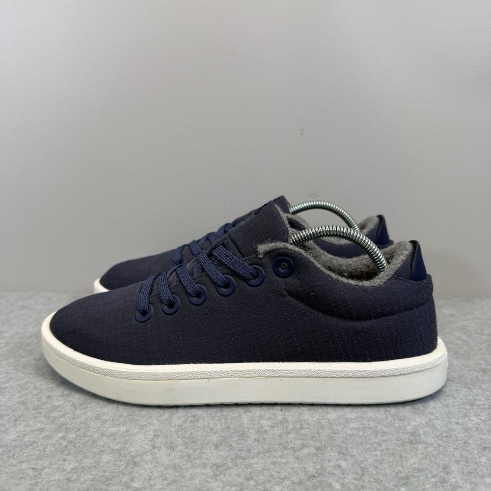Allbirds Wool Pipers Womens Shoes Size 8 Navy Blue White Low Top Casual Sneakers
